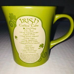 Irish Mug Coffee Cake Recipe Green